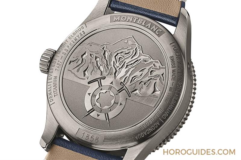 MONTBLANC - 冷光、冰藍(lán)與專業(yè)：風(fēng)格型男工具表三大標(biāo)配｜萬寶龍1858 Geosphere腕表