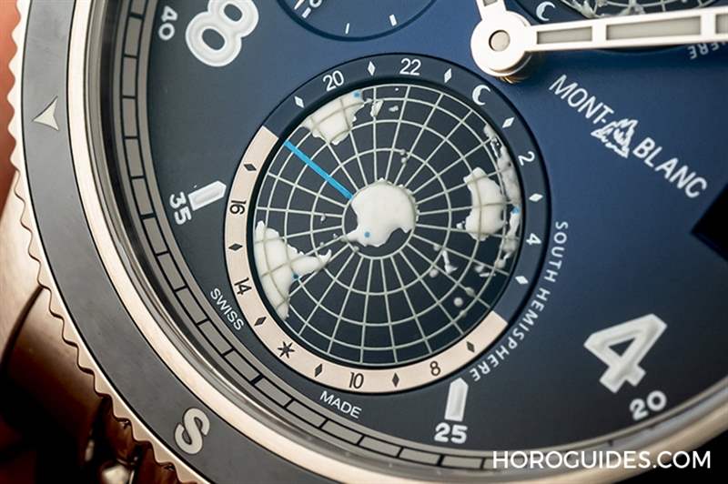 MONTBLANC - 冷光、冰藍(lán)與專業(yè)：風(fēng)格型男工具表三大標(biāo)配｜萬寶龍1858 Geosphere腕表