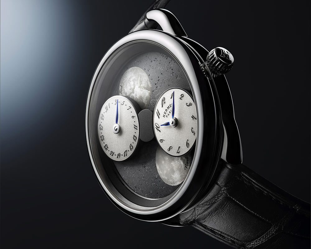 愛(ài)馬仕 arceau heure lune 2020 灰色