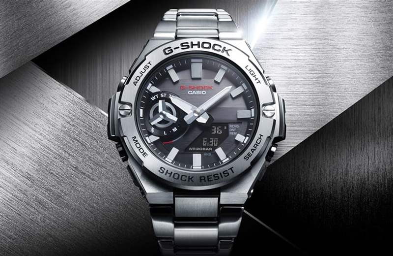 GST-B500號稱G-STEEL系列史上最輕、最薄的作品。（G-SHOCK官網(wǎng)）