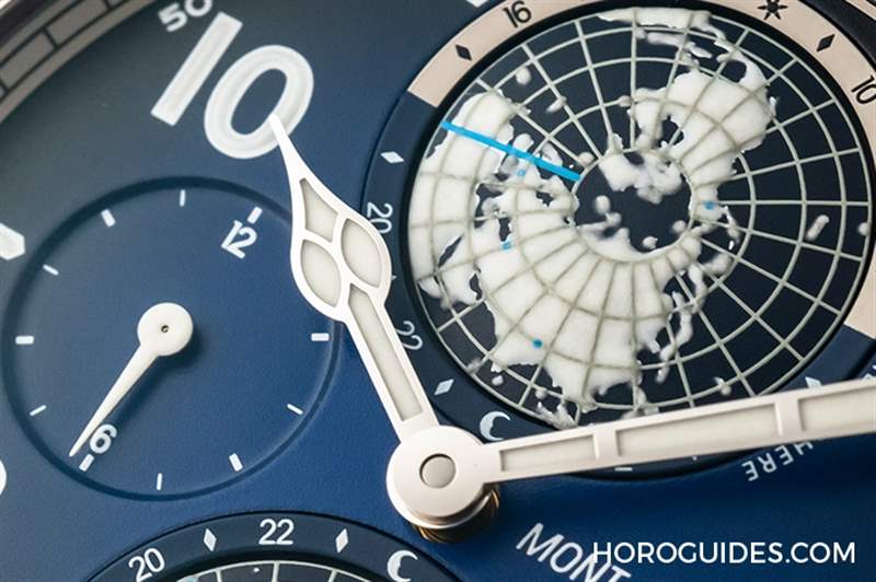MONTBLANC - 冷光、冰藍(lán)與專業(yè)：風(fēng)格型男工具表三大標(biāo)配｜萬寶龍1858 Geosphere腕表