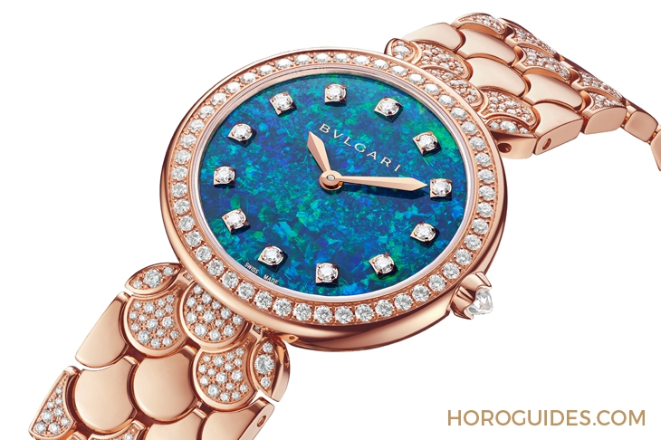 BVLGARI - 蛋白石面盤、明亮繽紛，令人醉心的BVLGARI雞尾酒彩寶時計2022新作