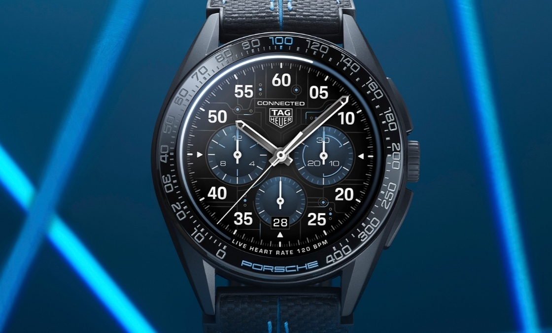可與保時(shí)捷車款連動(dòng)！ TAG Heuer Connected Calibre E4智能腕表保時(shí)捷特別版