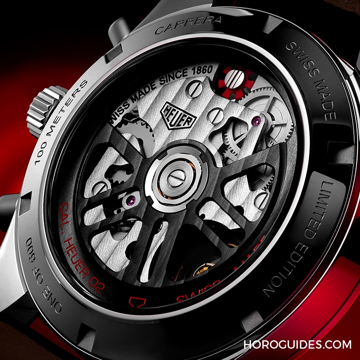 TAG HEUER - 高調(diào)復(fù)古感！ TAG Heuer CARRERA紅面限量計時腕表