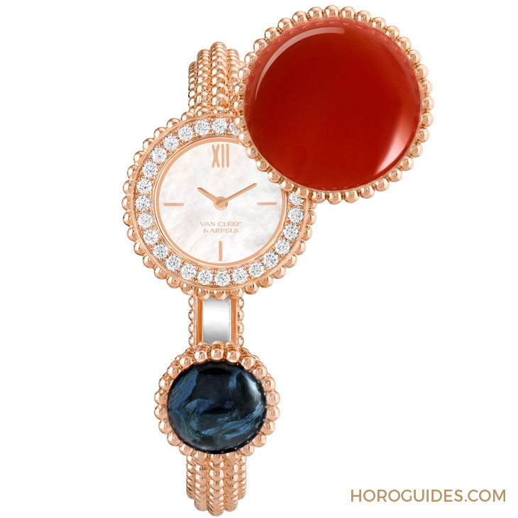 VAN CLEEF & ARPELS - 金質(zhì)圓珠的流光溢彩，歡欣愉快的時(shí)光軌跡：梵克雅寶Perlée系列腕表新作