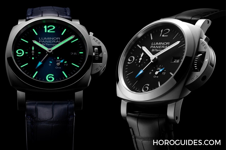 OFFICINE PANERAI - Panerai首次出現「BiTempo」字樣｜Panerai Luminor BiTempo PAM01360、PAM01361
