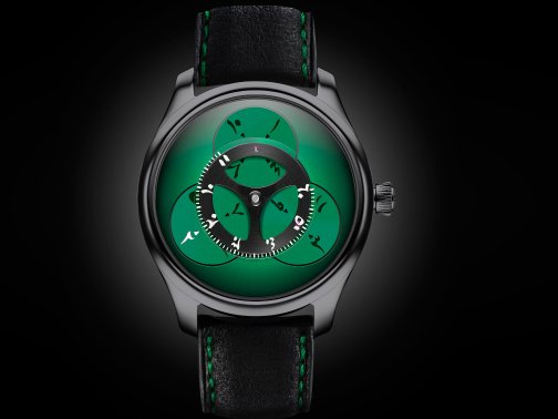 H. Moser & Cie Endeavour Flying Hours迪拜版綠盤(pán)腕表限量20枚