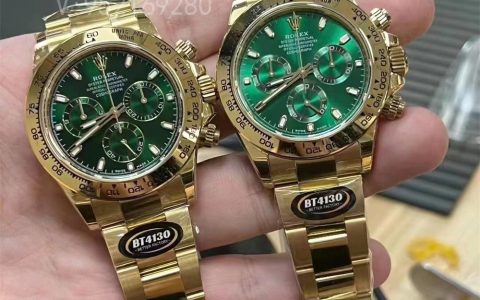 BT廠勞力士綠金迪4130機芯復刻表116508做工怎么樣
