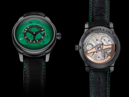 H. Moser & Cie Endeavour Flying Hours迪拜版綠盤(pán)腕表限量20枚