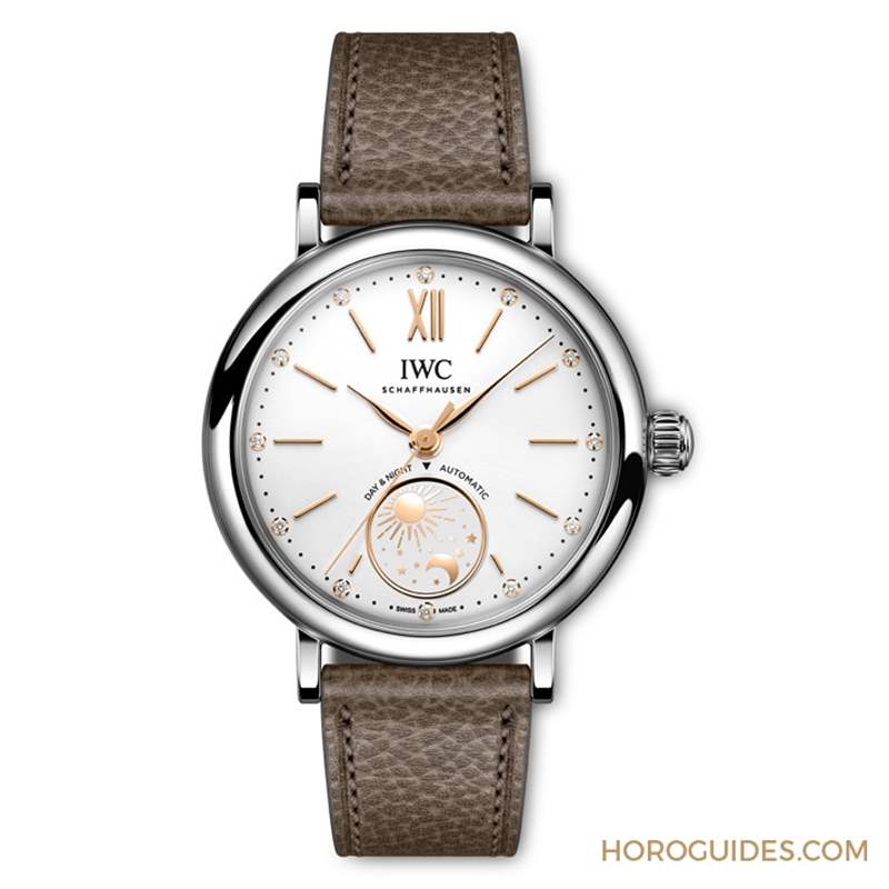 IWC - 柔潤質(zhì)感，迷人英氣｜IWC柏濤菲諾日夜顯示自動腕表34
