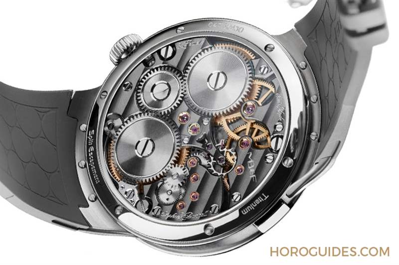 MB&F - 最有感的科幻亮眼配色，MB&F LM Split Escapement EVO冰藍面