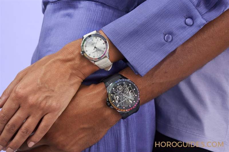 ULYSSE NARDIN - 以彩虹寶石圈入作，Ulysse Nardin Blast彩虹陀飛輪腕表、Lady Diver美人魚潛水彩虹腕
