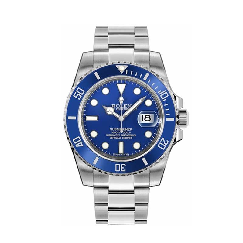 ROLEX 勞力士藍水鬼116619目前國外報價約46,400美金（折合約HKD 364,170），三個月來行情下滑9%。 （ROLEX）