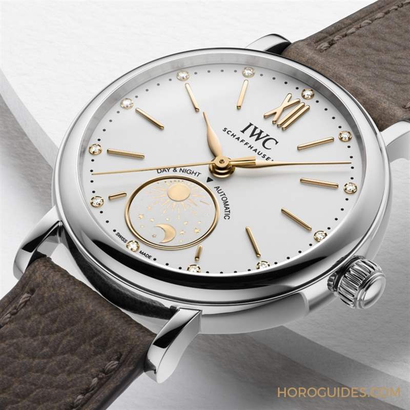 IWC - 柔潤質(zhì)感，迷人英氣｜IWC柏濤菲諾日夜顯示自動腕表34