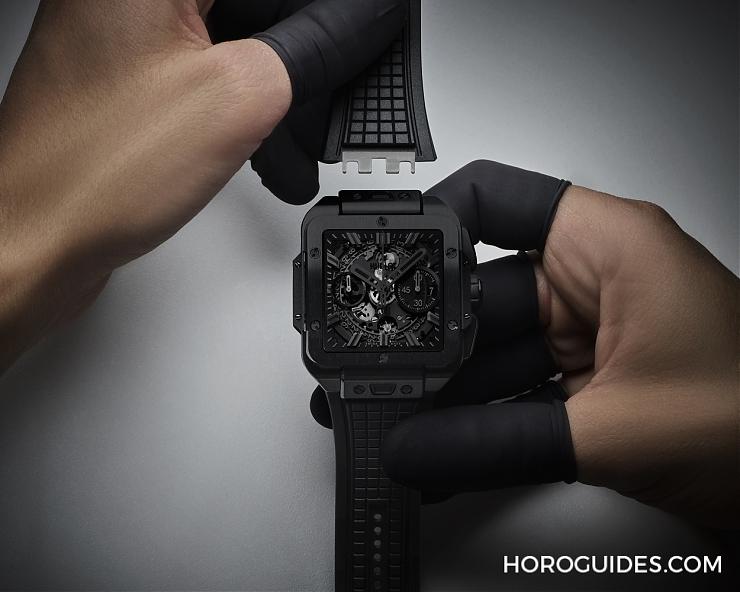 HUBLOT - 宇舶推出高階運(yùn)動(dòng)方形表Square Bang Unico計(jì)時(shí)碼表卓越工藝盡在方寸之間
