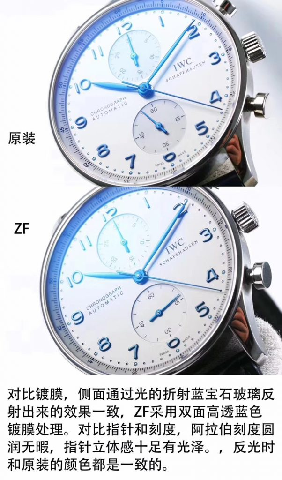 ZF廠萬國葡計V2版復刻表與正品對比區(qū)別大嗎,ZF廠葡計
