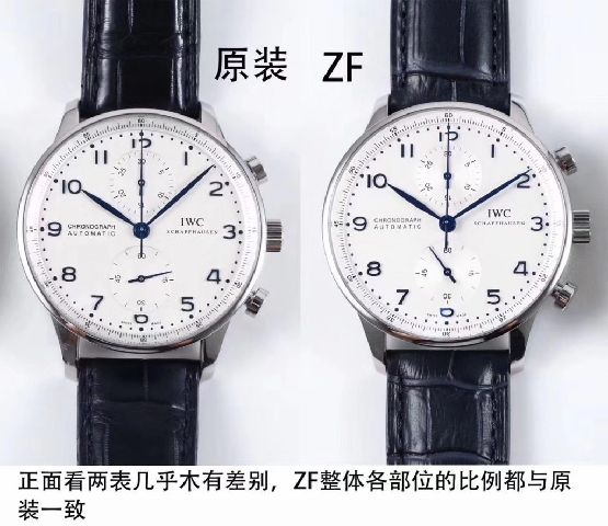 ZF廠萬國葡計V2版復刻表與正品對比區(qū)別大嗎,ZF廠葡計