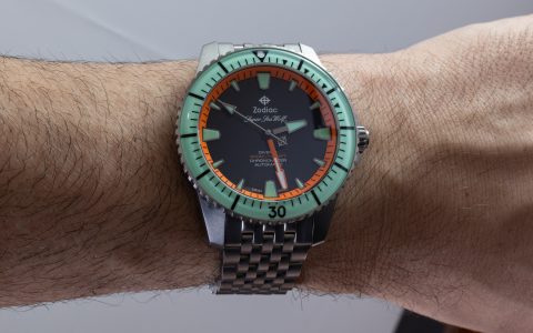 觀看評論：Zodiac Super Sea Wolf Pro-Diver 鈦金限量版