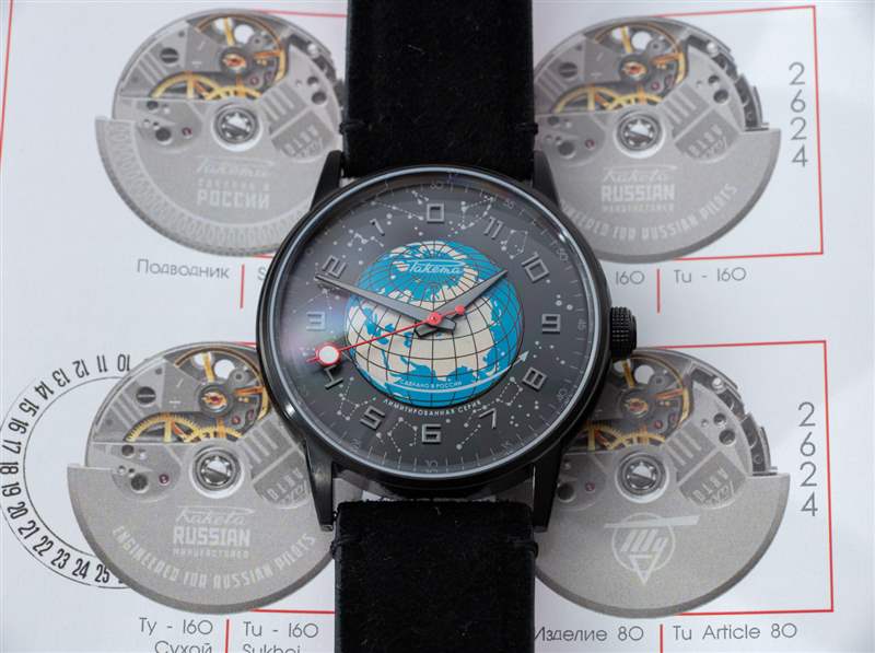 動(dòng)手操作：Raketa 俄羅斯代碼 0276 逆時(shí)針手表