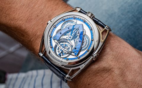 動(dòng)手操作：De Bethune DB28 鋼輪藍(lán)寶石陀飛輪手表