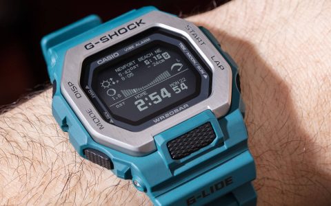 動手：卡西歐 G-Shock G-Lide GBX100-2 潮圖手表