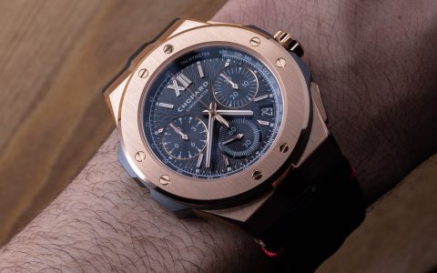 動手操作：蕭邦 Alpine Eagle Chrono XL 玫瑰金和陶瓷鈦，以及朗訊鋼表