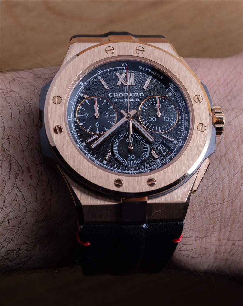 動(dòng)手操作：蕭邦 Alpine Eagle Chrono XL 玫瑰金和陶瓷鈦，以及朗訊鋼表