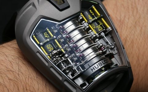 宇舶MP-05 LaFerrari法拉利鈦金黃色手表上手