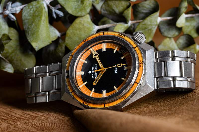 Greg Selch 擁有的復古 Zenith Defy Plongeur。
