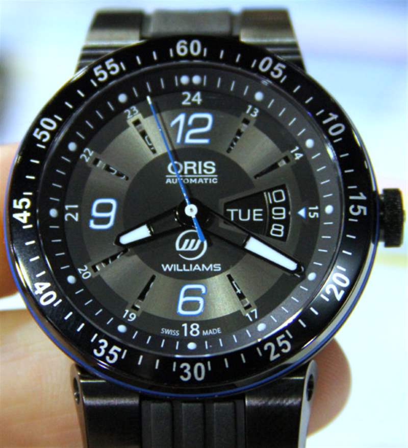 豪利時(shí)Oris Williams F1 Team Day Date DLC黑盤(pán)腕表