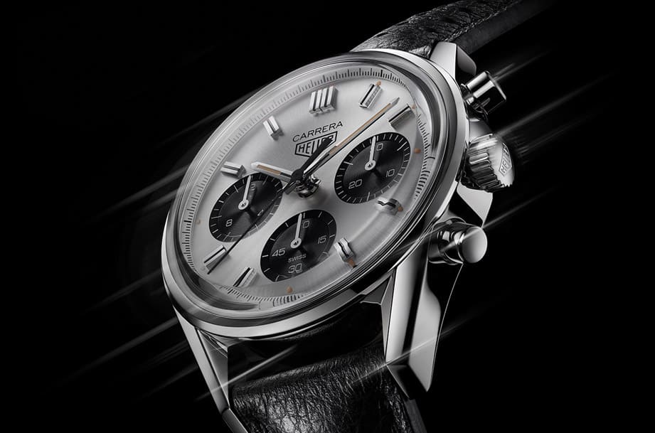 泰格豪雅經(jīng)典賽車表Carrera 60周年復刻表以傳奇熊貓面型號2447 SN為靈感