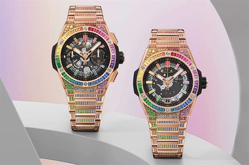 HUBLOT - 一種顏色不夠？ HUBLOT給大咖藏家們爆炸性視覺(jué)的彩虹豪表