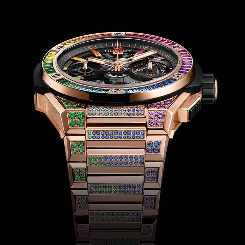 HUBLOT - 一種顏色不夠？ HUBLOT給大咖藏家們爆炸性視覺(jué)的彩虹豪表