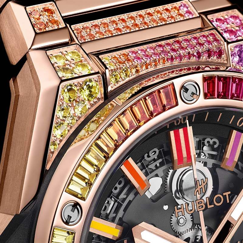 HUBLOT - 一種顏色不夠？ HUBLOT給大咖藏家們爆炸性視覺(jué)的彩虹豪表