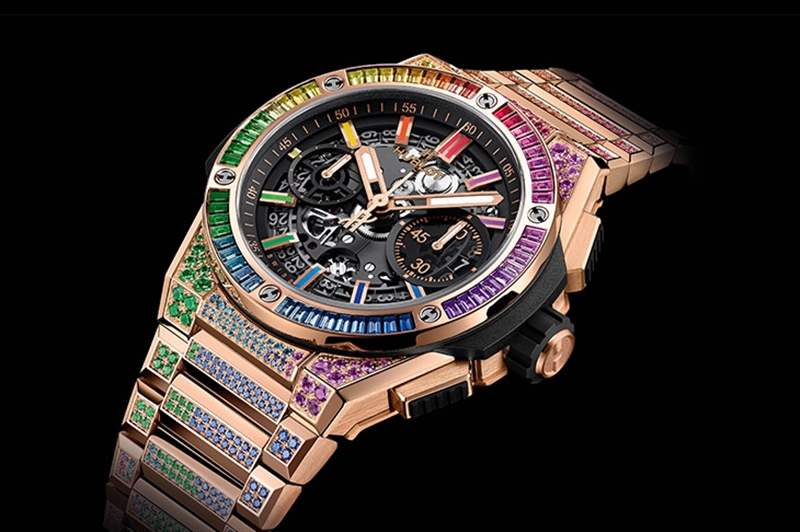 HUBLOT - 一種顏色不夠？ HUBLOT給大咖藏家們爆炸性視覺(jué)的彩虹豪表