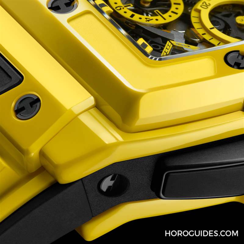 HUBLOT - 網壇史上首位擁第39座千分名人賽冠軍宇舶表大使球王喬科維奇秀最強外掛魔力黃陶瓷計時碼表