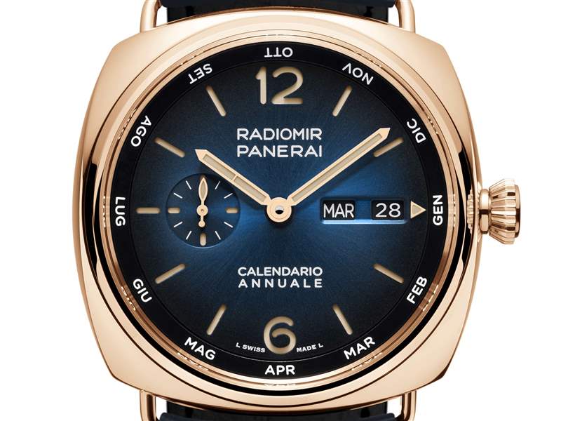 沛納海新品亮點：Radiomir Annual Calendar年歷功能，Radiomir California復(fù)古做舊表殼