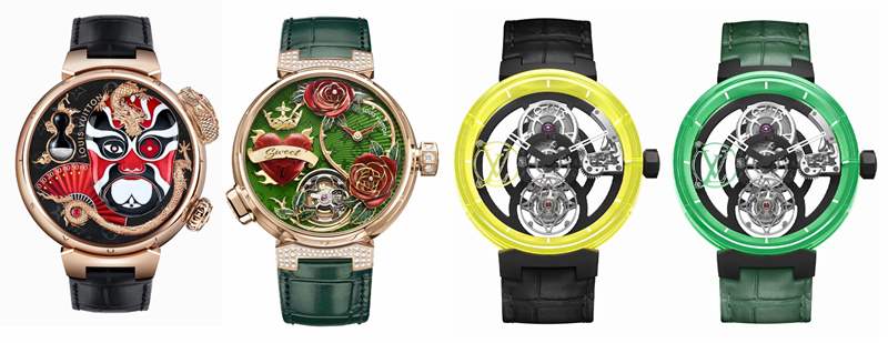 Louis Vuitton推出高級腕表新作：Tambour Fiery Heart動偶腕表、Tambour Opera動偶腕表，Tambour Moon飛行陀飛輪日內(nèi)瓦印記系列腕表