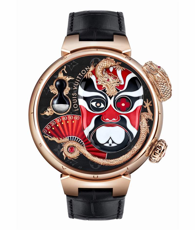 Louis Vuitton推出高級腕表新作：Tambour Fiery Heart動偶腕表、Tambour Opera動偶腕表，Tambour Moon飛行陀飛輪日內(nèi)瓦印記系列腕表