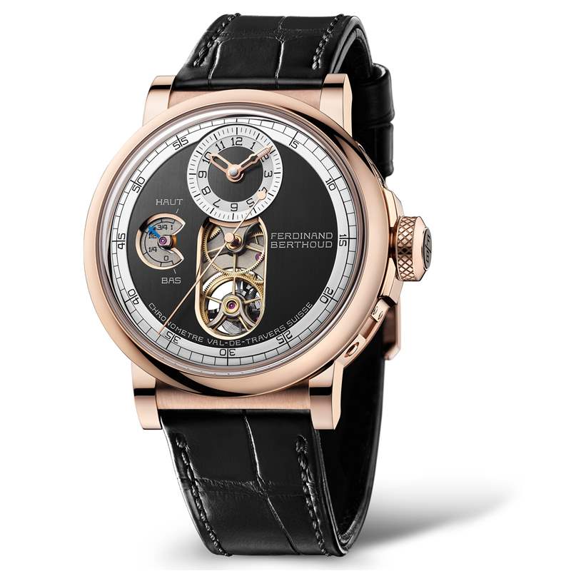 Ferdinand Berthoud推出Chronomètre FB 2T芝麻鏈陀飛輪腕表：圓形表殼，藍寶石機芯夾板