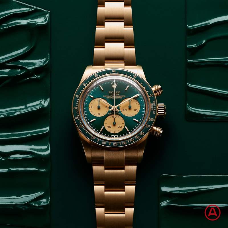ROLEX綠金迪也改裝？古董表友將Daytona 116508改成蜜糖綠復(fù)古風(fēng)