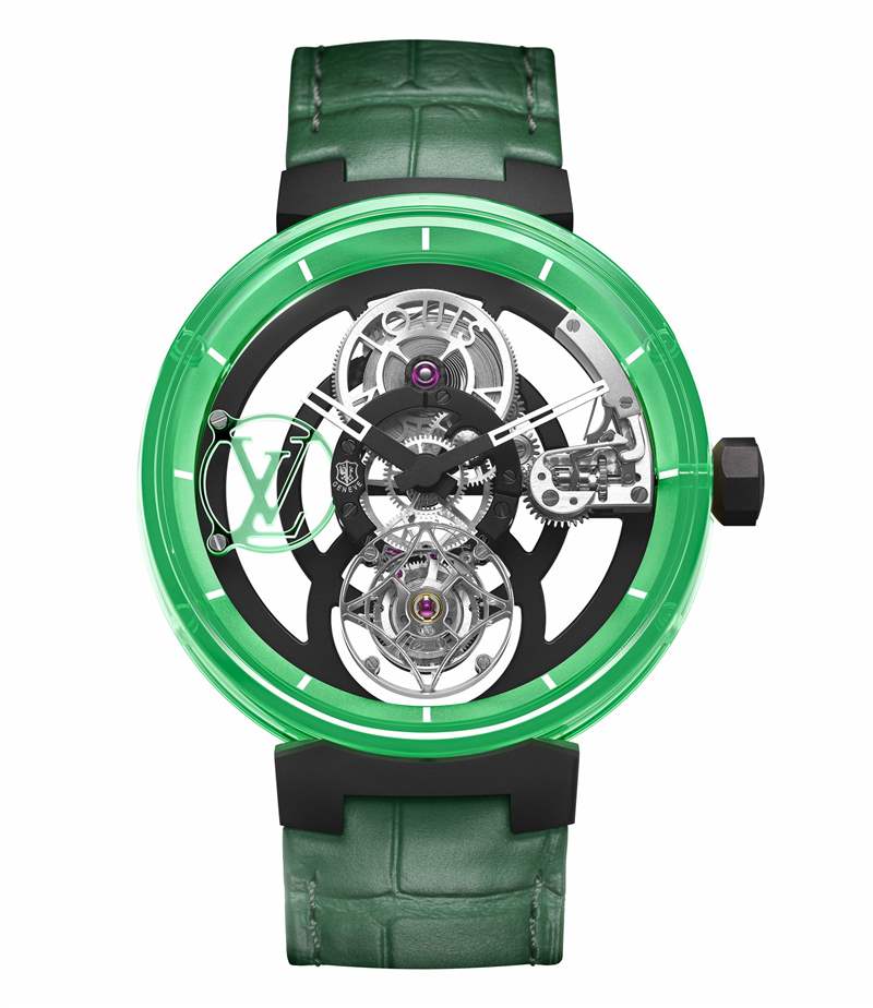 Louis Vuitton推出高級腕表新作：Tambour Fiery Heart動偶腕表、Tambour Opera動偶腕表，Tambour Moon飛行陀飛輪日內(nèi)瓦印記系列腕表