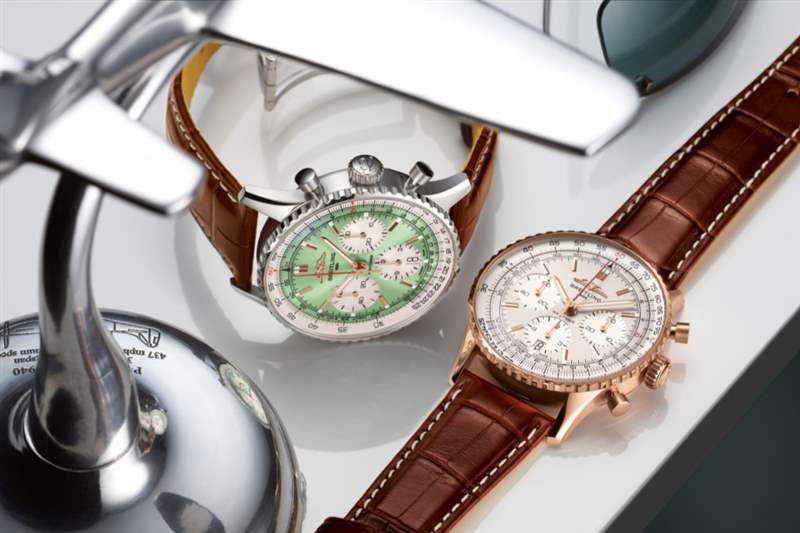 百年靈 Navitimer 41 毫米綠色表盤(pán)