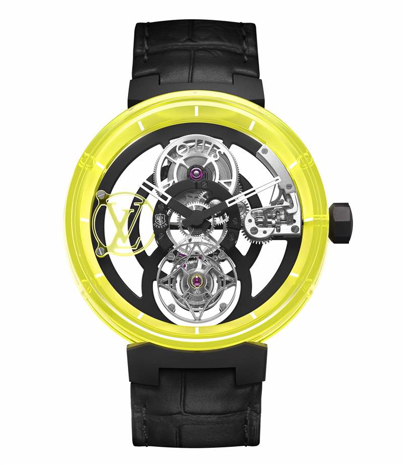 Louis Vuitton推出高級腕表新作：Tambour Fiery Heart動偶腕表、Tambour Opera動偶腕表，Tambour Moon飛行陀飛輪日內(nèi)瓦印記系列腕表