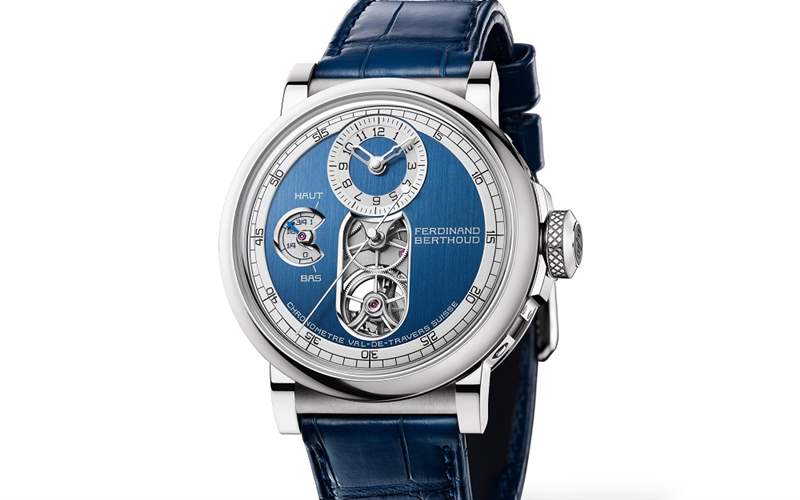Ferdinand Berthoud推出Chronomètre FB 2T芝麻鏈陀飛輪腕表：圓形表殼，藍寶石機芯夾板