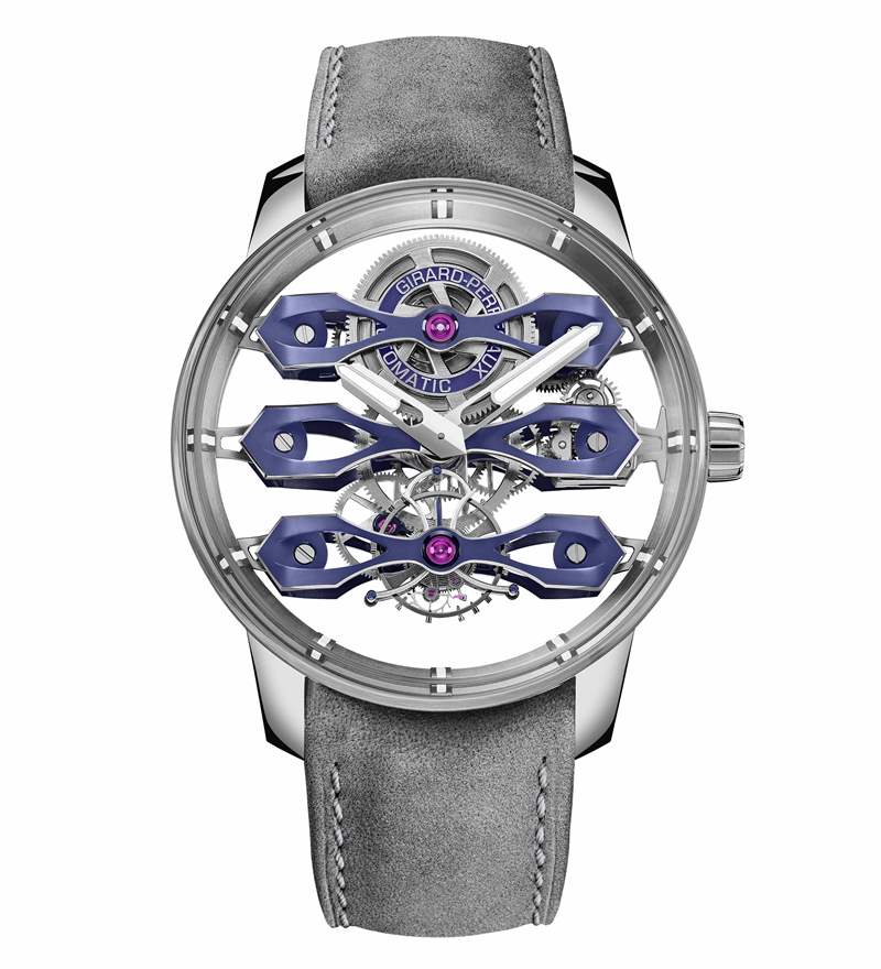Bucherer推出3枚Bucherer Blue時(shí)計(jì)新作：Girard-Perregaux、H. Moser & Cie.和L’Epe?e合作版