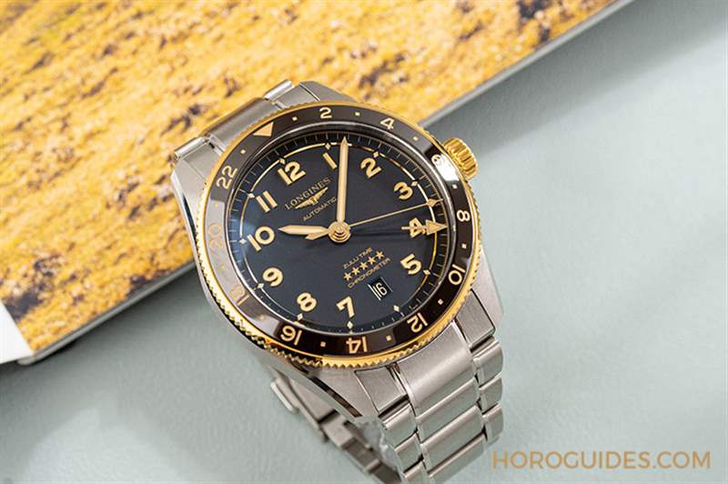 LONGINES - 為此地與彼時，都鍍上Golden Hour：浪琴表Spirit Zulu Time，新增18K黃金細節