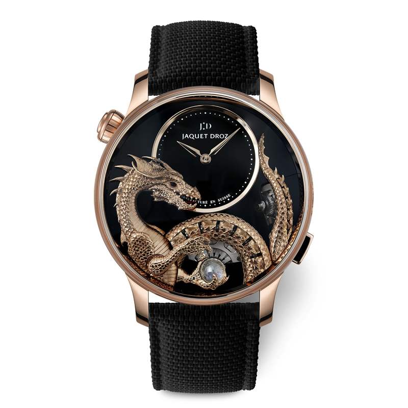 Jaquet Droz推出Dragon Automaton《指環(huán)王》巨龍主題腕表：手工金雕與機(jī)巧結(jié)構(gòu)