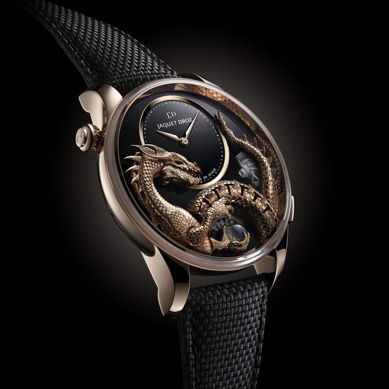 Jaquet Droz推出Dragon Automaton《指環(huán)王》巨龍主題腕表：手工金雕與機(jī)巧結(jié)構(gòu)
