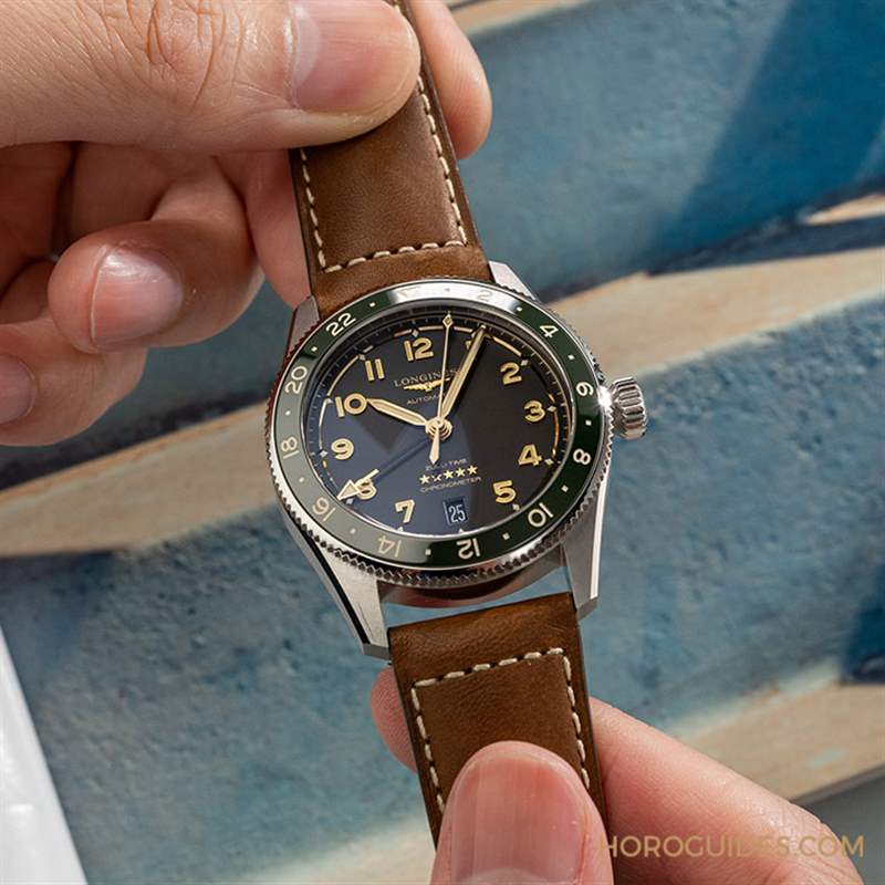 LONGINES - 為此地與彼時，都鍍上Golden Hour：浪琴表Spirit Zulu Time，新增18K黃金細節